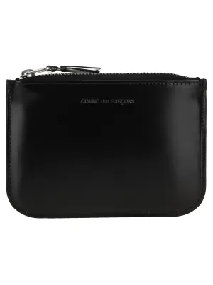 Comme des Garons Wallet Logo Embossed Zipped Wallet