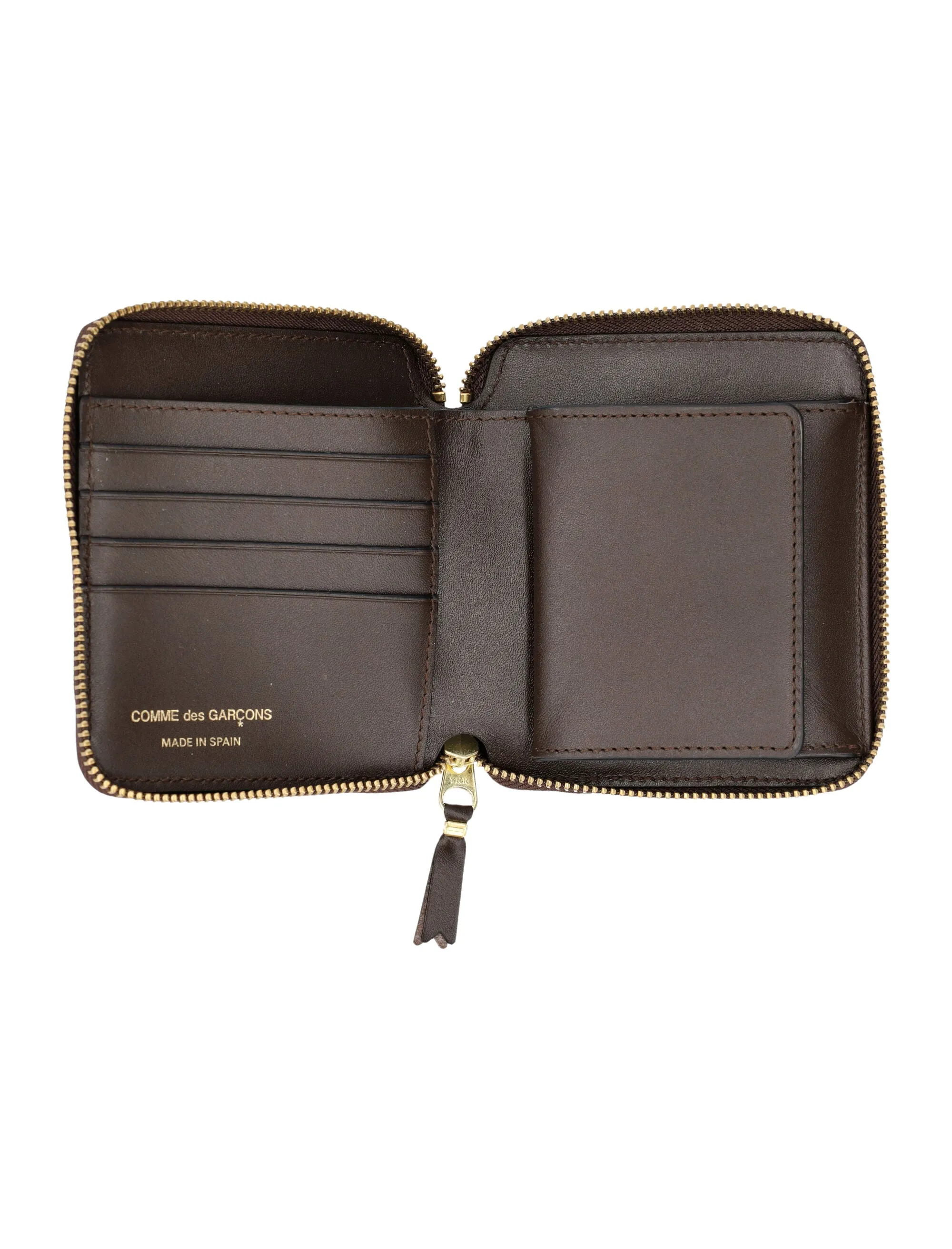 Comme des Garons Wallet Logo Print Zipped Wallet
