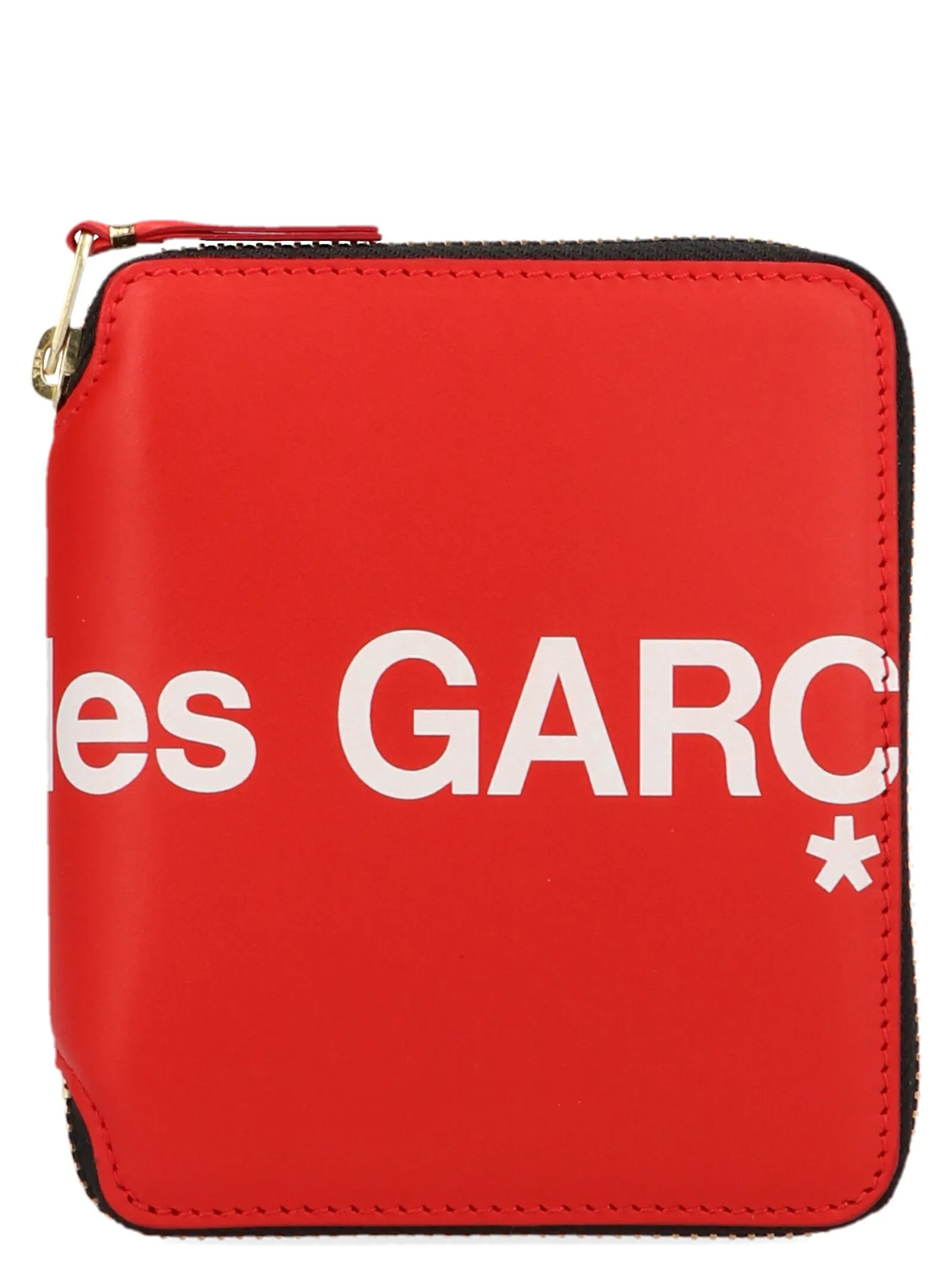 Comme des Garons Wallet Logo Print Zipped Wallet