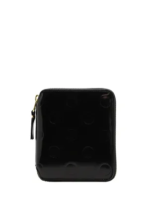 Comme Des Garons Wallet Polka-Dot Embossed Wallet