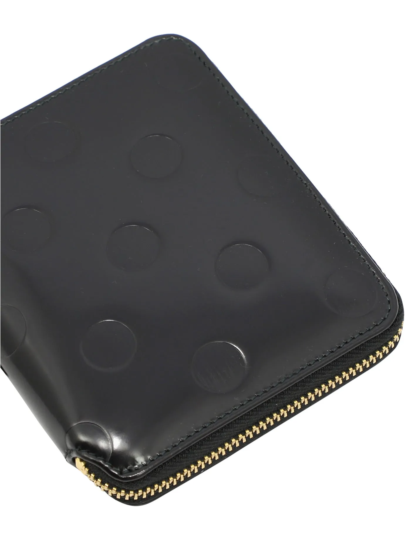 Comme Des Garons Wallet Polka-Dot Embossed Wallet