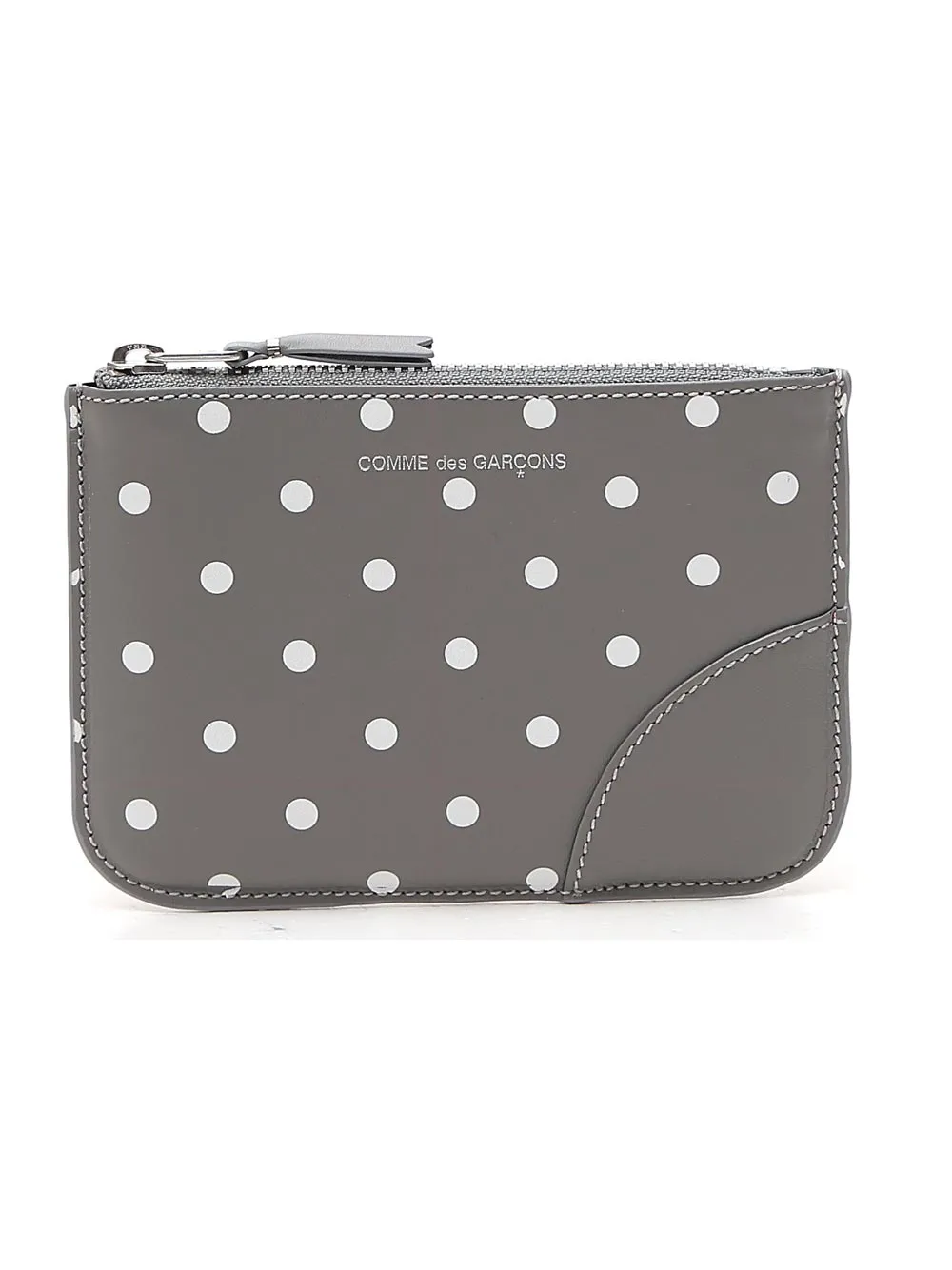 Comme des Garons Wallet Polka-Dot Print Zipped Wallet