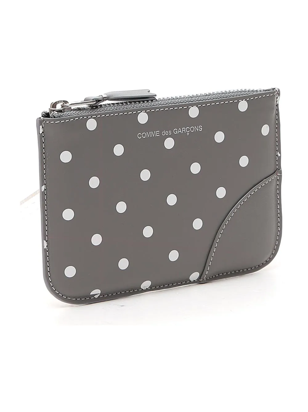 Comme des Garons Wallet Polka-Dot Print Zipped Wallet