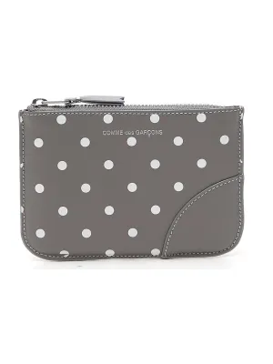 Comme des Garons Wallet Polka-Dot Print Zipped Wallet