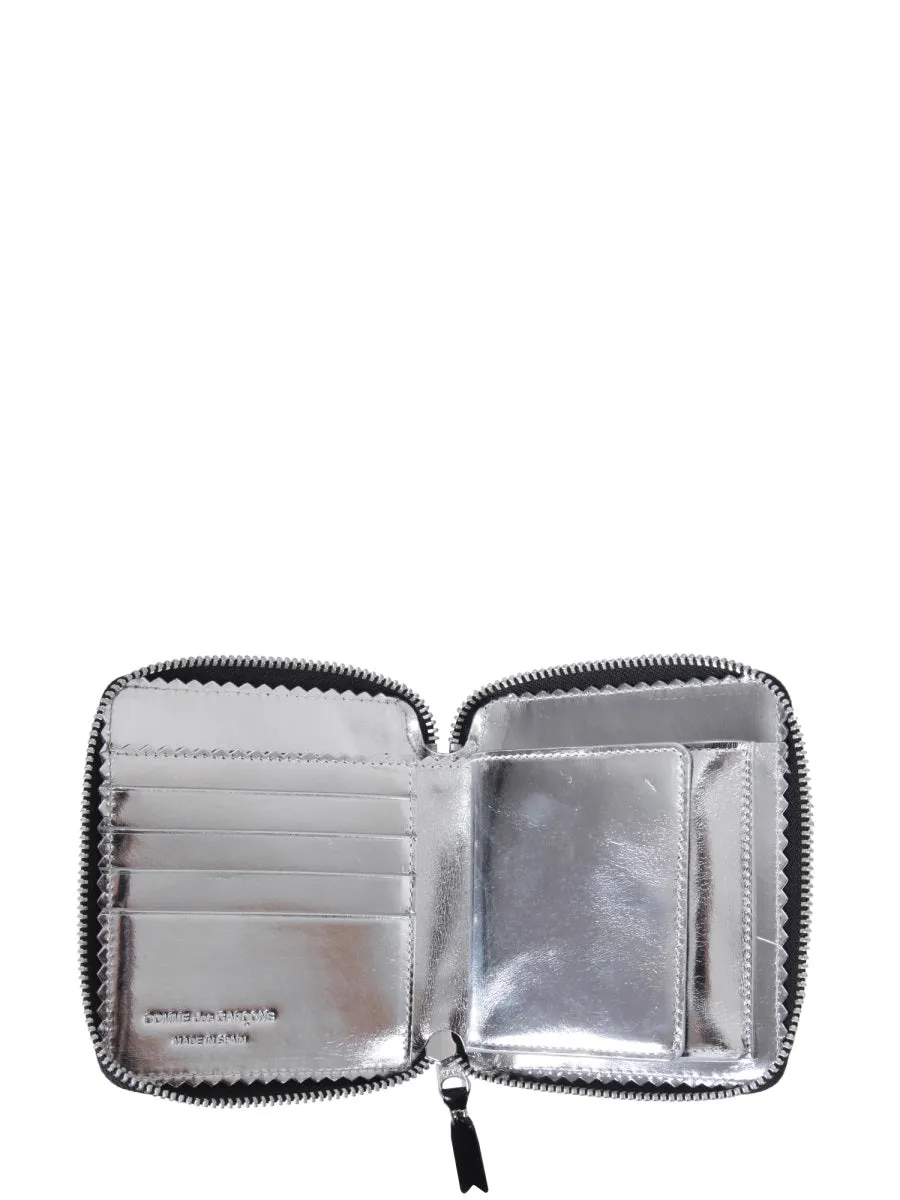 Comme Des Garons Wallet Two-Tone Zipped Wallet