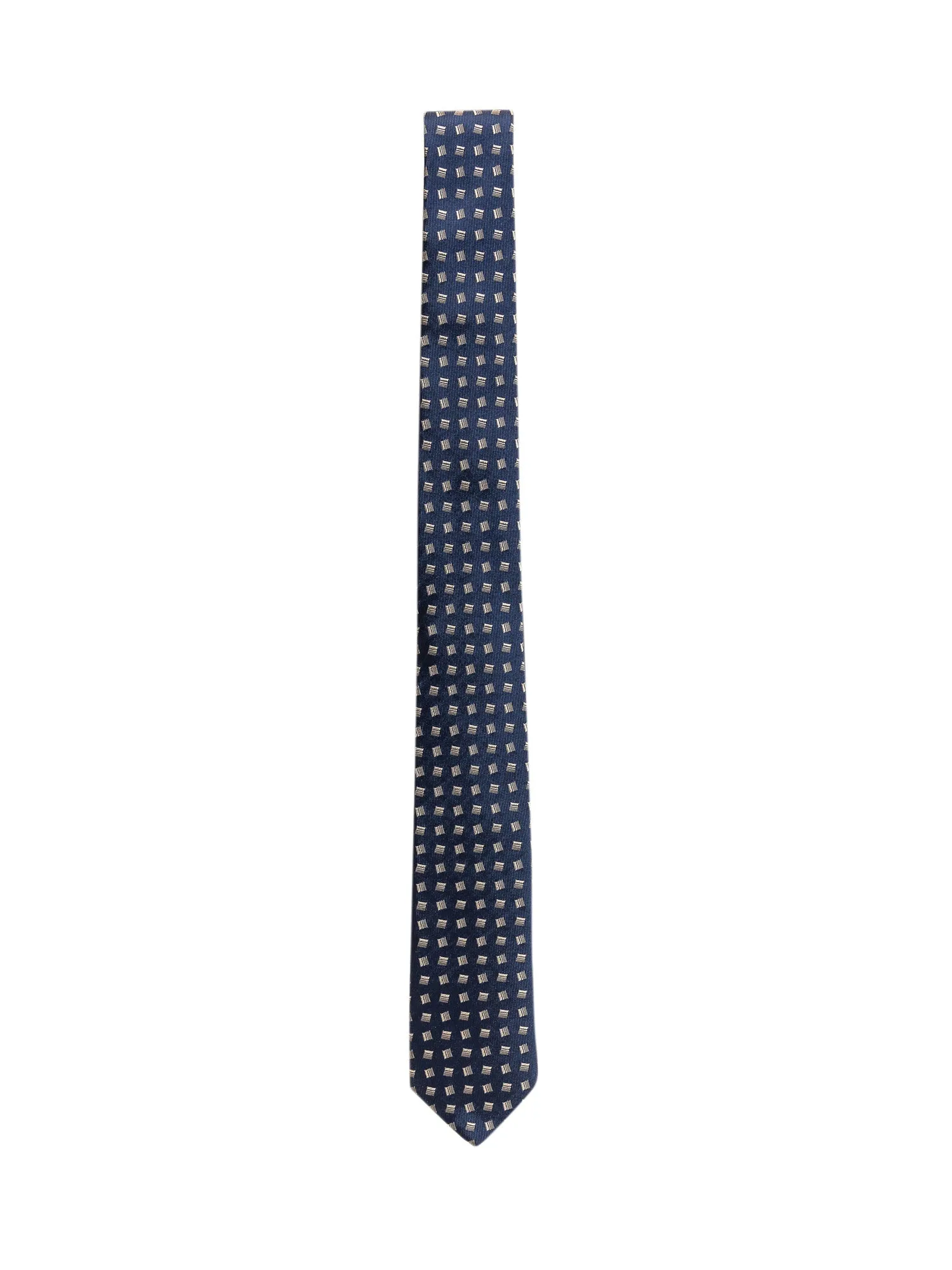 Dolce & Gabbana Geometric Printed Pointed Tip Tie