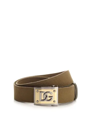 Dolce & Gabbana Logo Buckle Belt