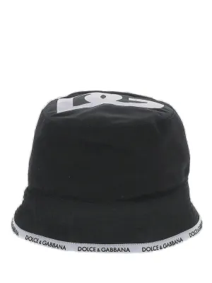 Dolce & Gabbana Logo Detailed Bucket Hat