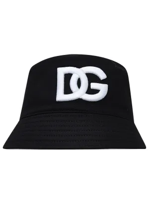 Dolce & Gabbana Logo Embroidered Bucket Hat