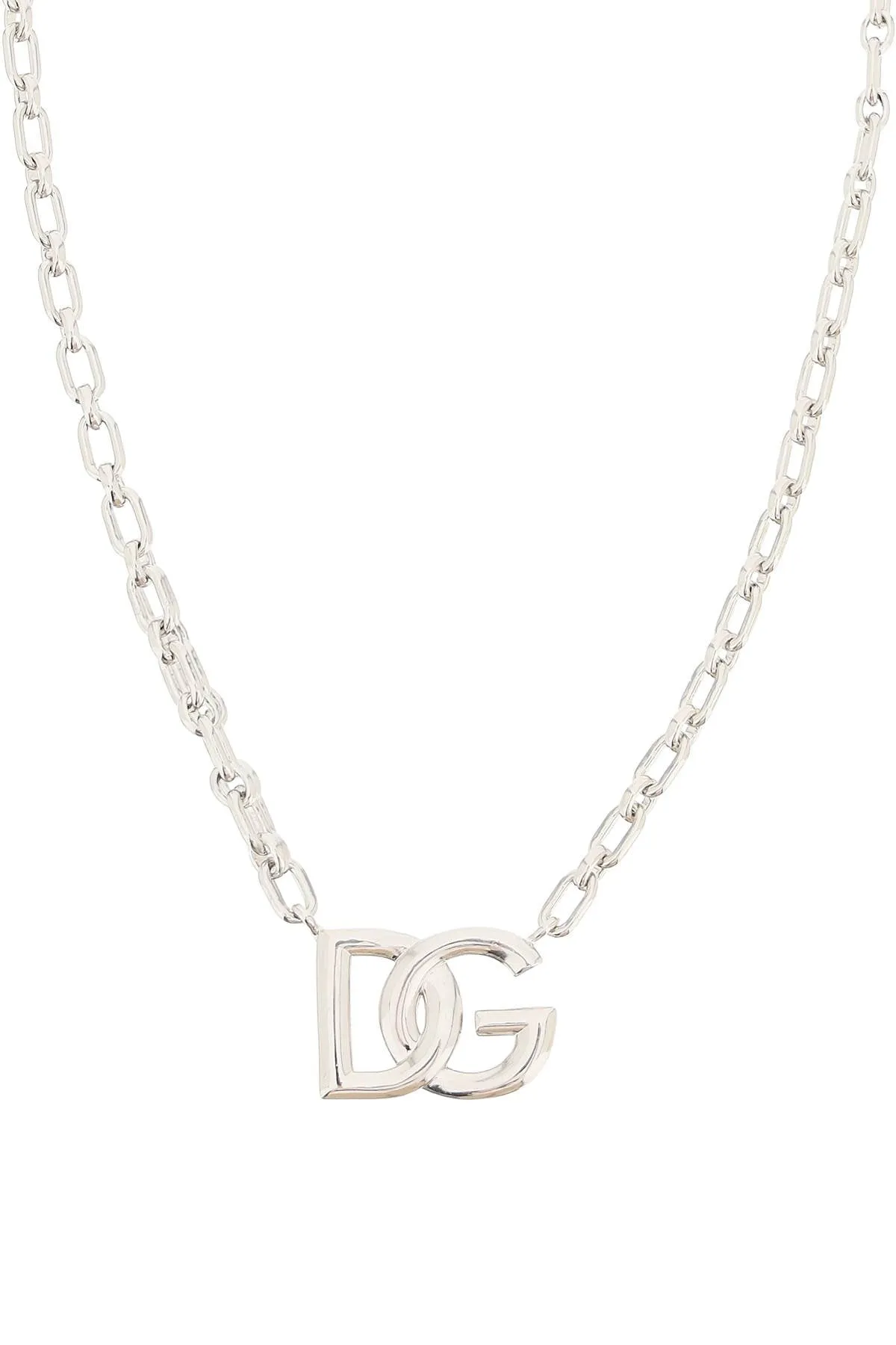 Dolce & Gabbana Logo Plaque Necklace