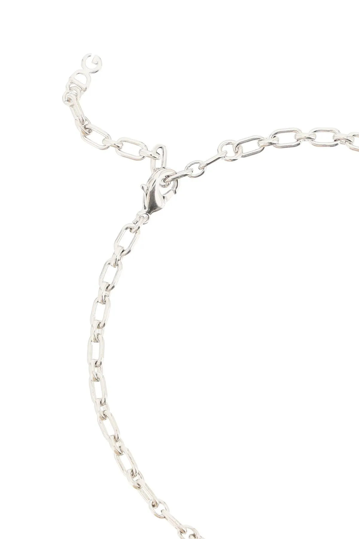 Dolce & Gabbana Logo Plaque Necklace