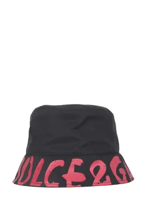Dolce & Gabbana Logo Printed Bucket Hat