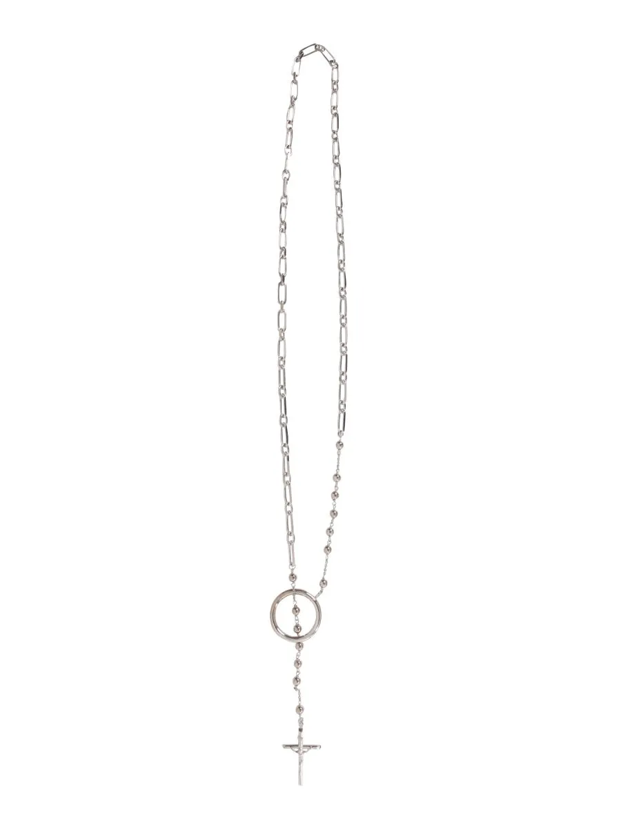 Dolce & Gabbana Rosary Cross Necklace