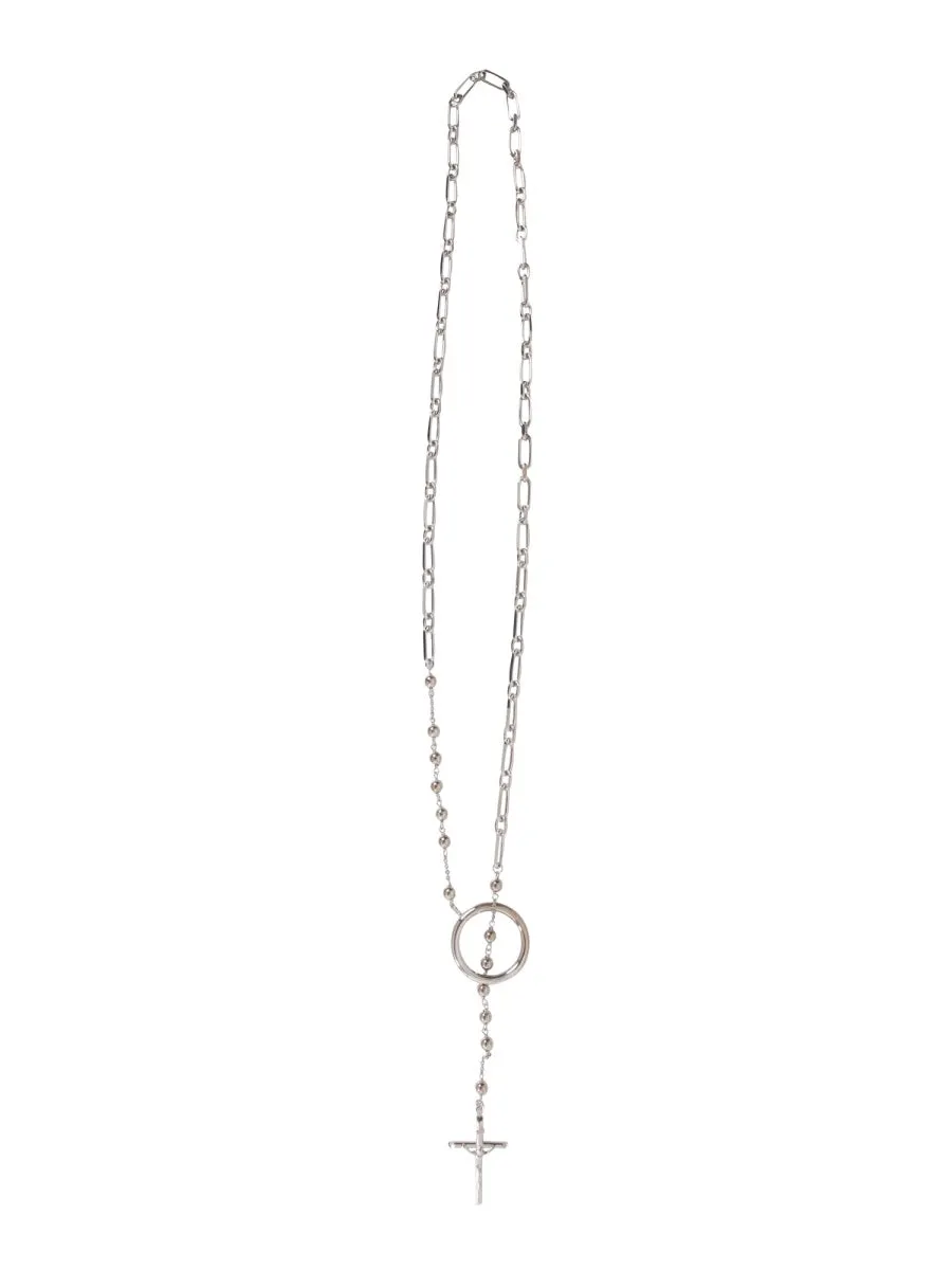 Dolce & Gabbana Rosary Cross Necklace