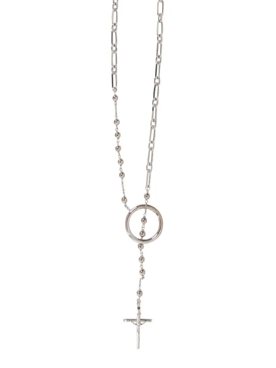Dolce & Gabbana Rosary Cross Necklace