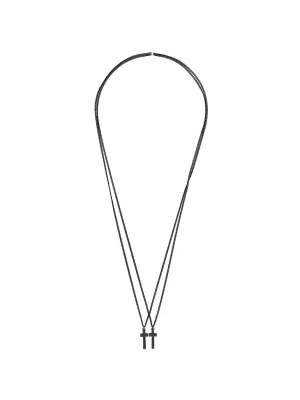 Dsquared2 Double Cross Pendant Necklace