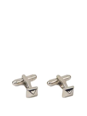 Dsquared2 Logo Engraved T-Bar Fastened Cufflinks