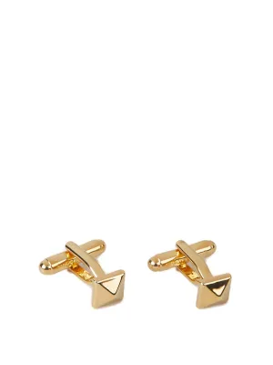Dsquared2 Logo Engraved T-Bar Fastened Cufflinks