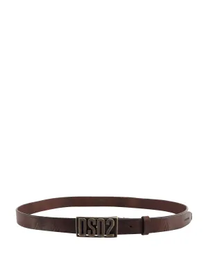 Dsquared2 Logo Plaque Belt
