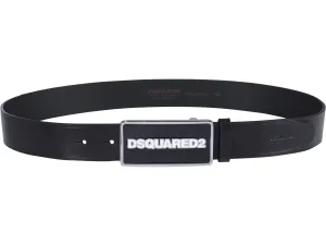 Dsquared2 Logo Plaque Buckle Belt