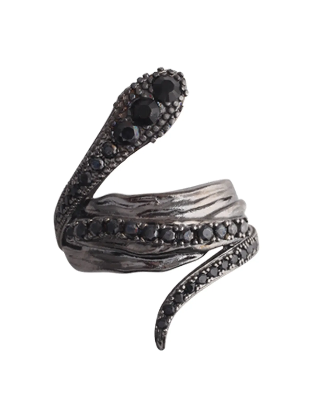Dsquared2 Snake-Detailed Embellished Ring