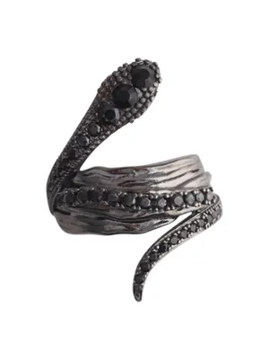 Dsquared2 Snake-Detailed Embellished Ring