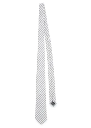 Emporio Armani Striped Pointed-Tip Tie