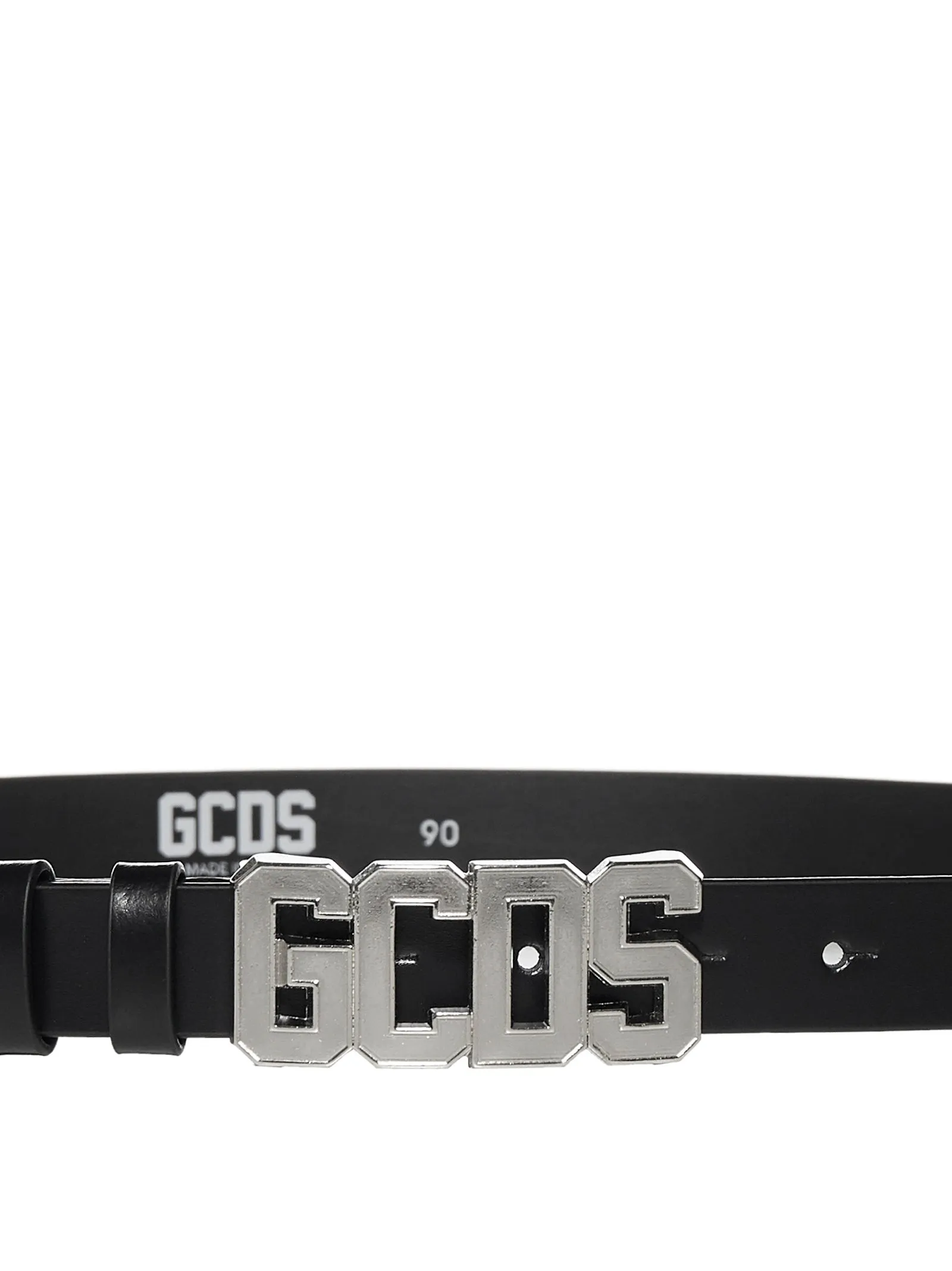 GCDS Logo Plaque Buckle Belt
