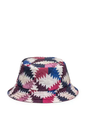 Isabel Marant Color-Block Bucket Hat