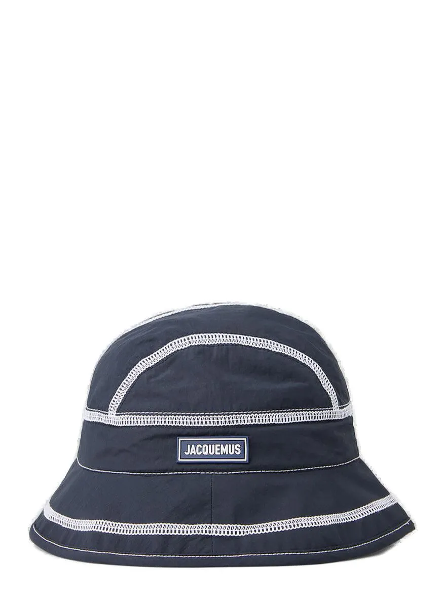 Jacquemus Logo Patch Bucket Hat