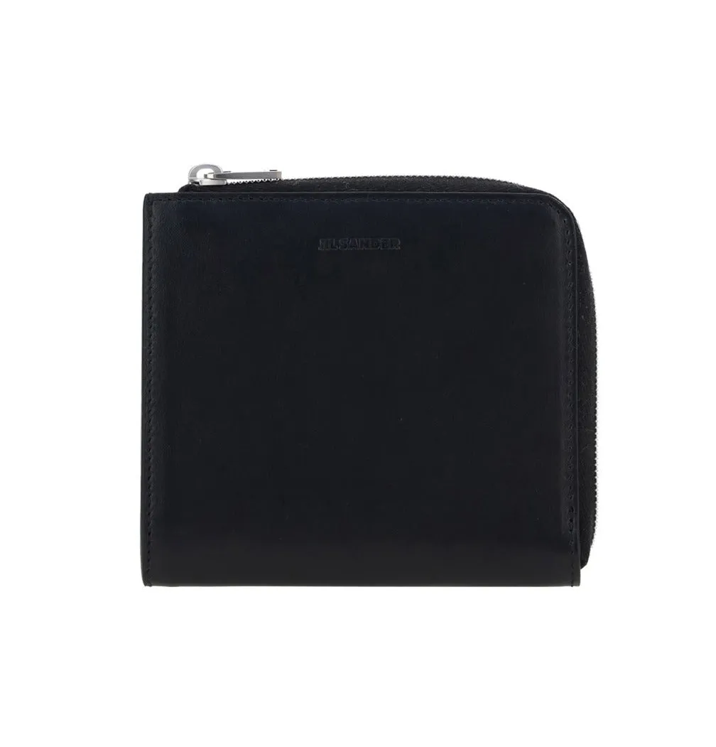 Jil Sander Logo Debossed Wallet