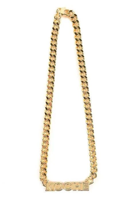 Koch Logo Charm Necklace
