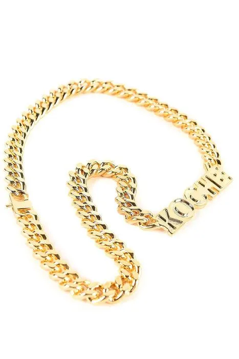 Koch Logo Charm Necklace