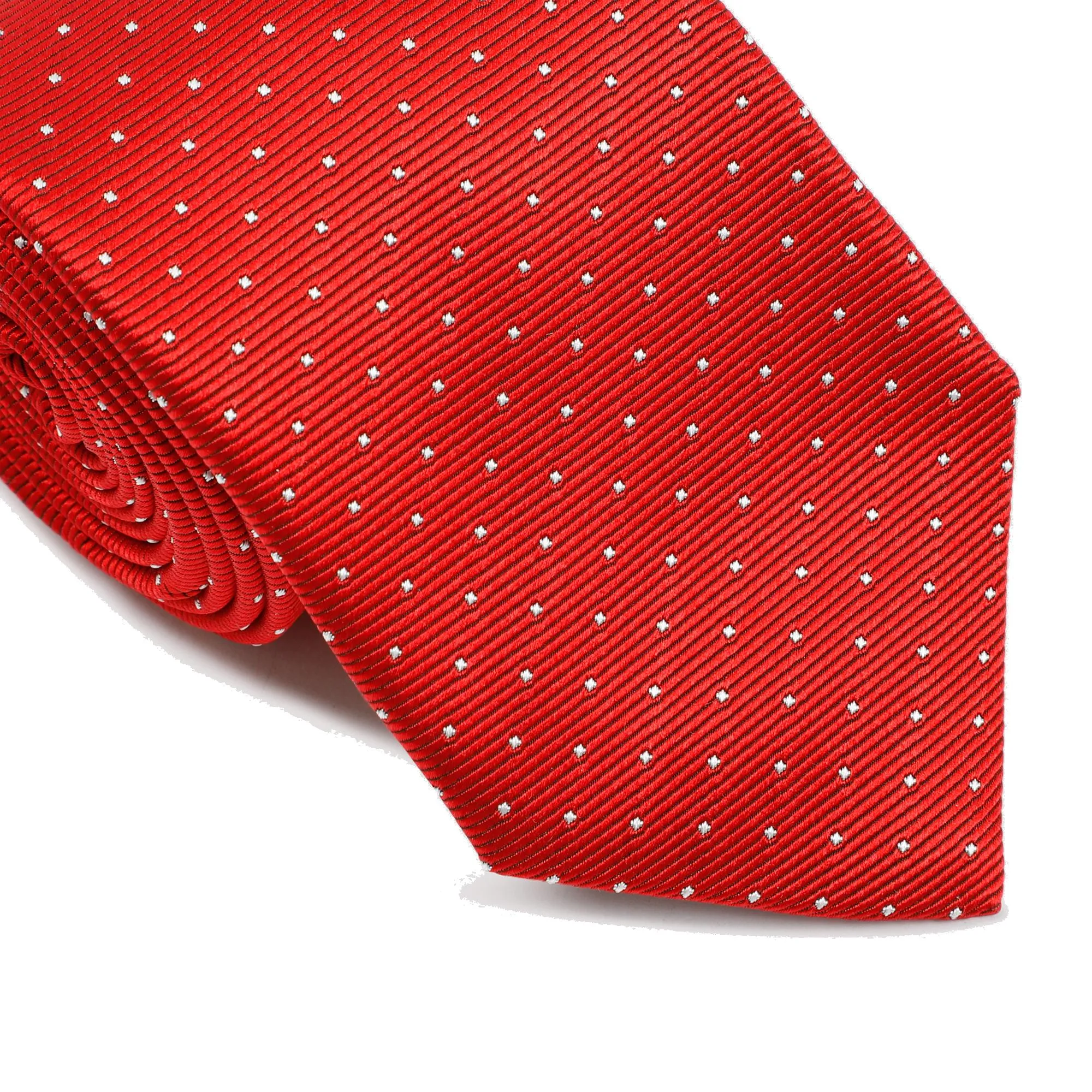 Lanvin Micro-Dot Pattern Pointed Tip Tie