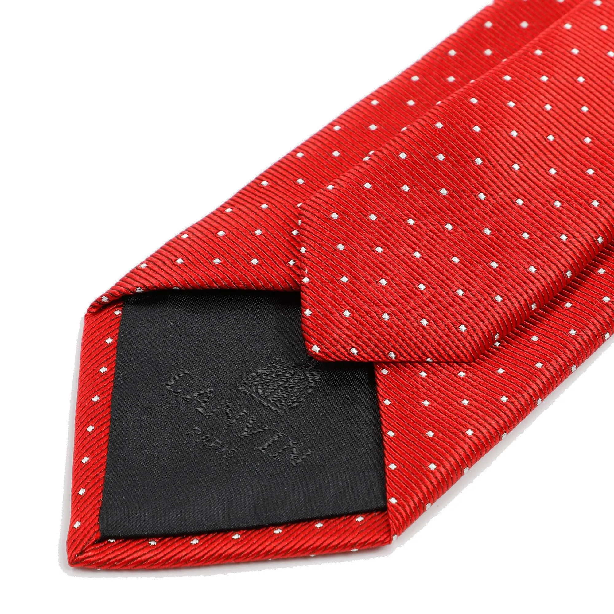 Lanvin Micro-Dot Pattern Pointed Tip Tie
