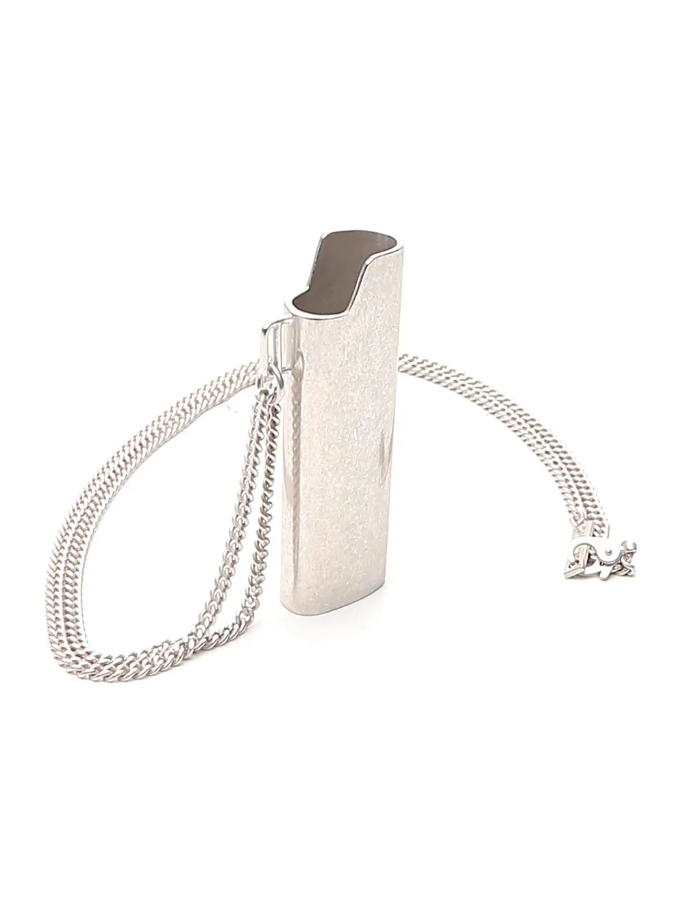 Logo Lighter Case Pendant Necklace