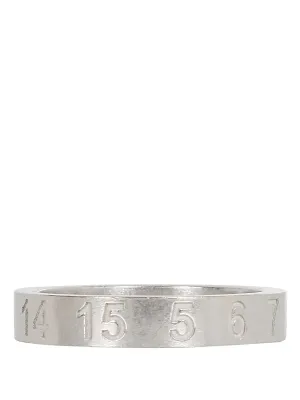 Maison Margiela Logo Detailed Ring
