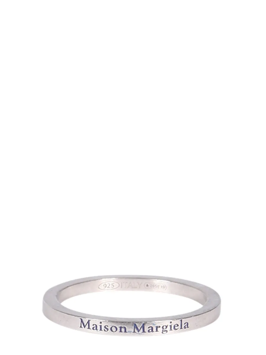 Maison Margiela Logo Engraved Ring