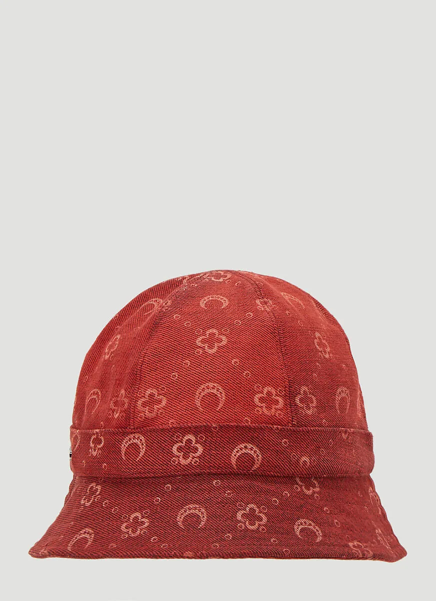 Marine Serre Pattern Printed Bucket Hat