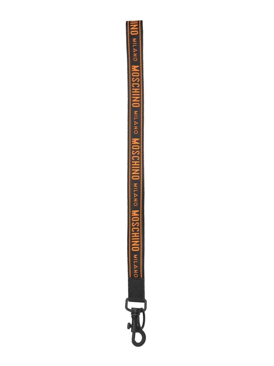 Moschino Logo Detailed Key Ring
