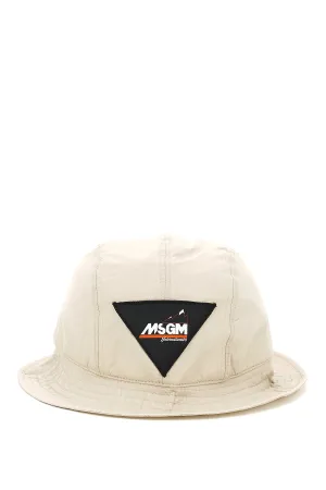 MSGM Logo Patch Bucket Hat