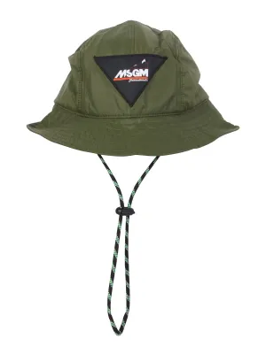 MSGM Logo Patch Bucket Hat