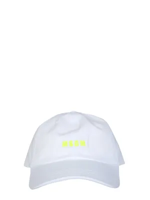 MSGM Micro Logo Embroidered Baseball Hat