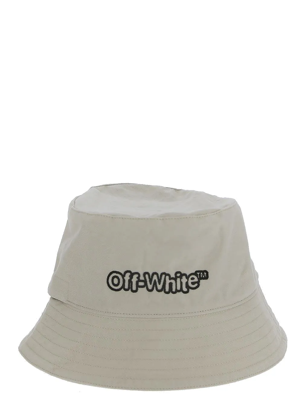 Off White Logo Embroidered Bucket Hat