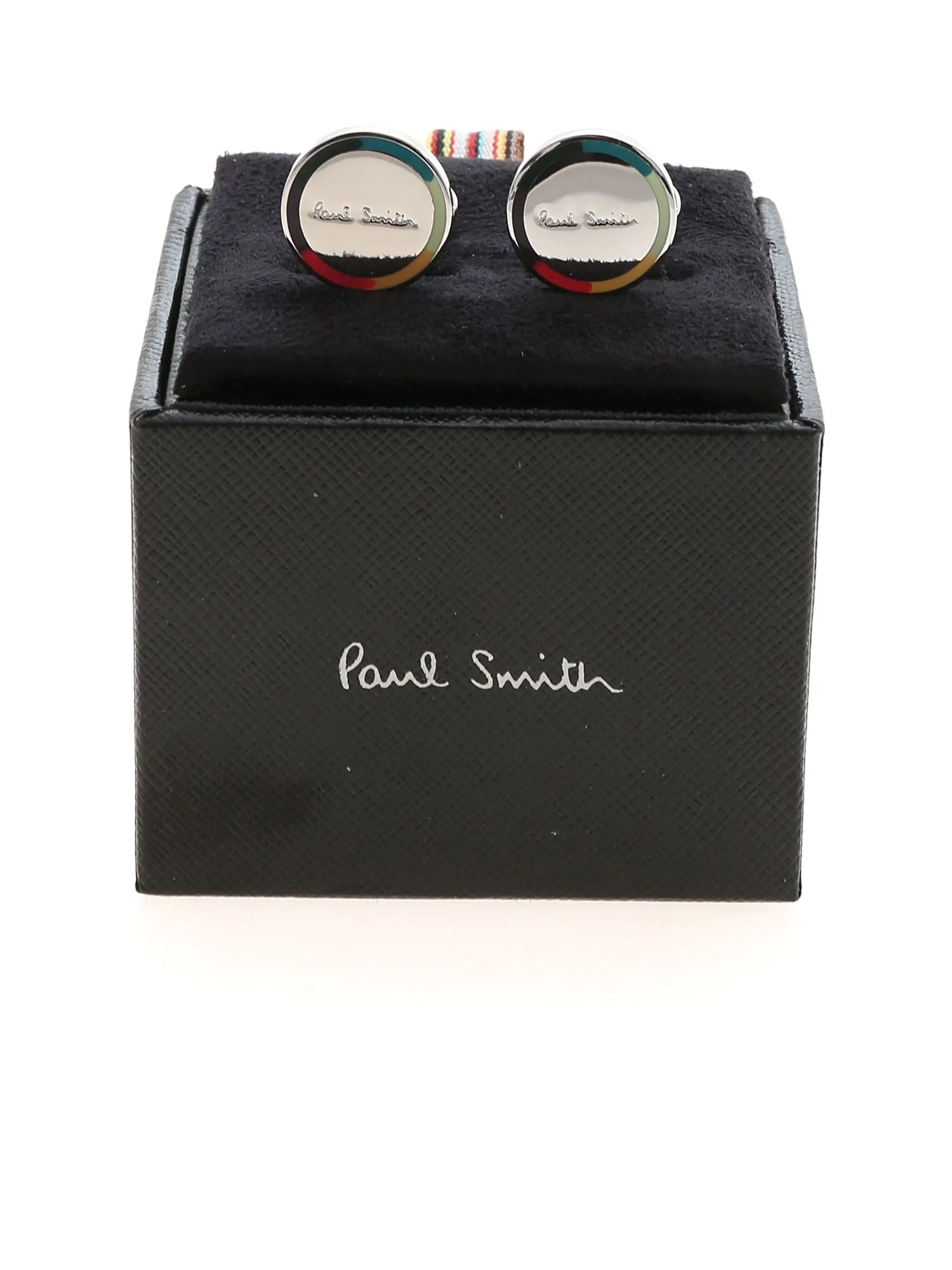 Paul Smith Logo Detailed Rainbow Cufflinks