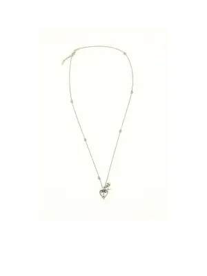 Saint Laurent Embellished Chain Link Necklace