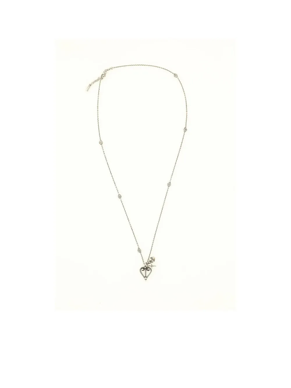 Saint Laurent Embellished Chain Link Necklace