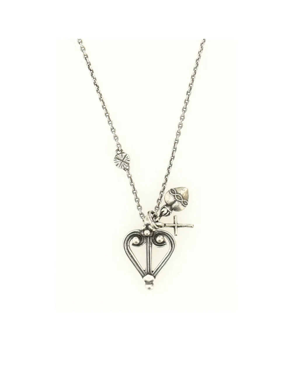 Saint Laurent Embellished Chain Link Necklace