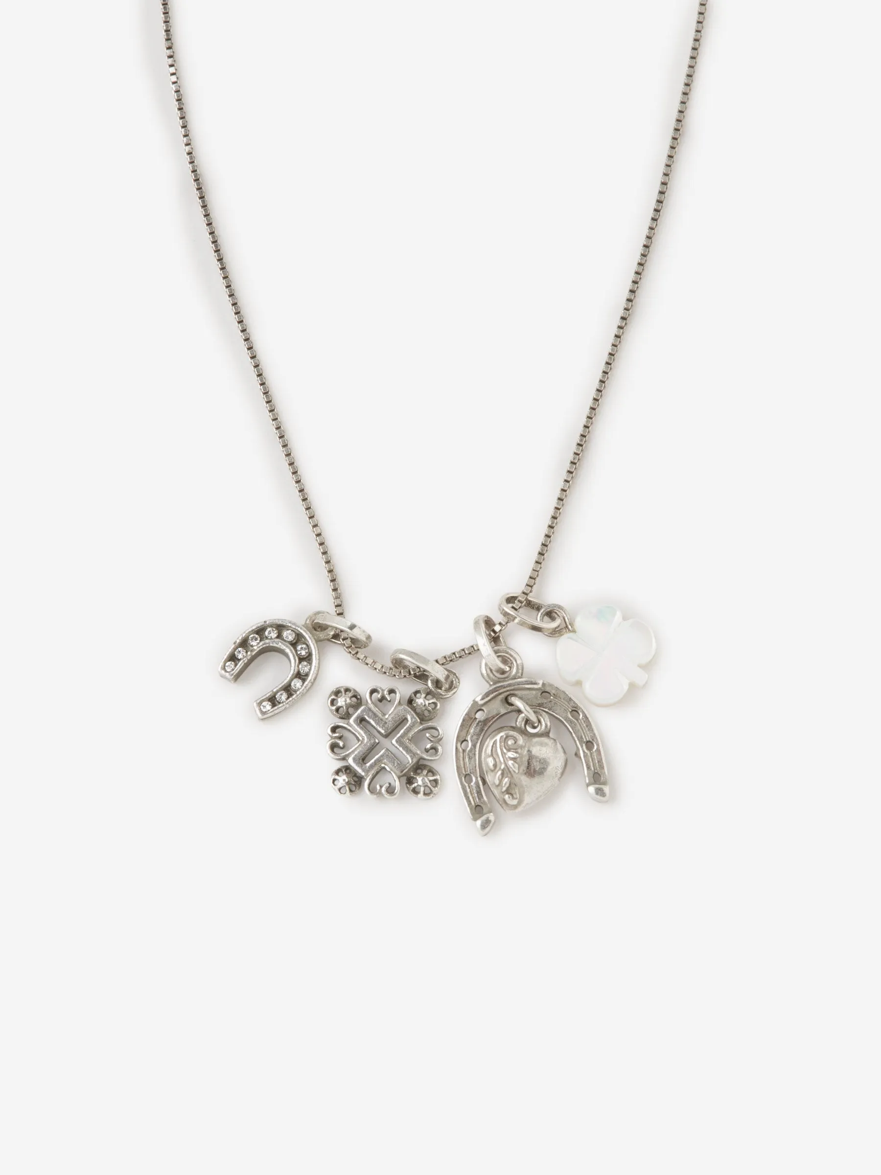 Saint Laurent Embellished Chained Necklace