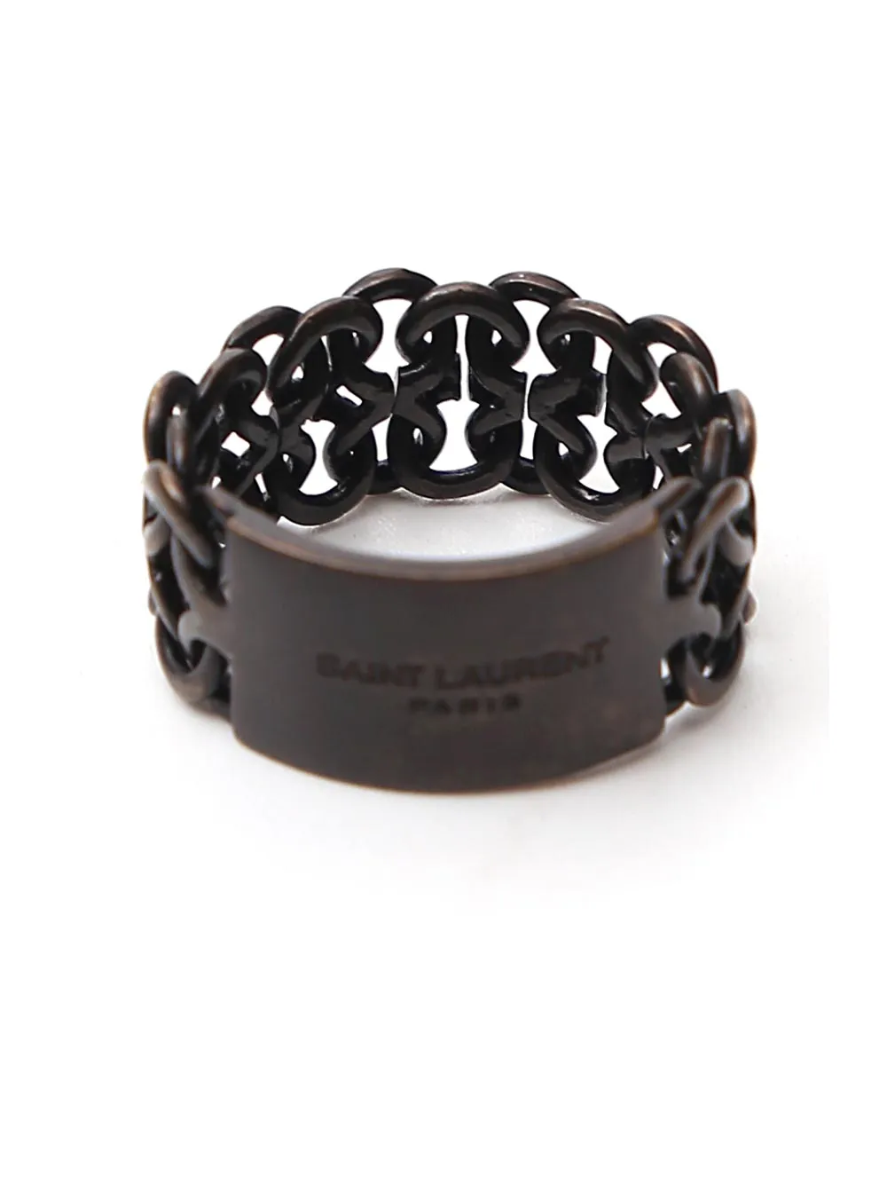 Saint Laurent Logo Chain Ring